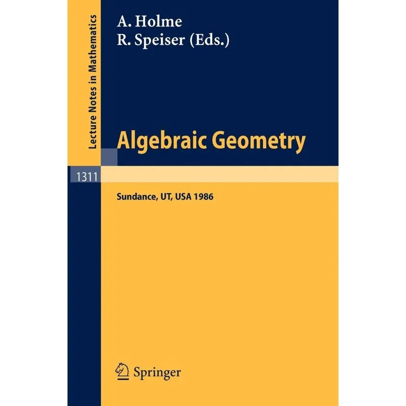 Algebraic Geometry. Sundance 1986