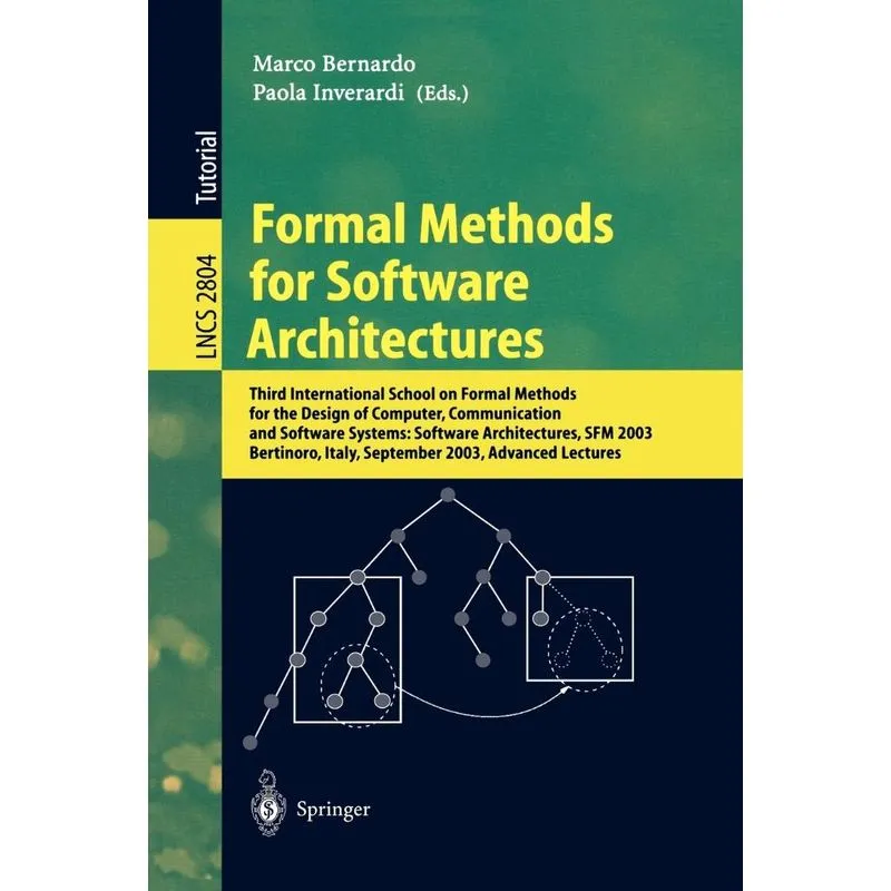 Formal Methods for Software Architectures