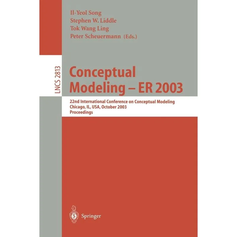 Conceptual Modeling -- ER 2003