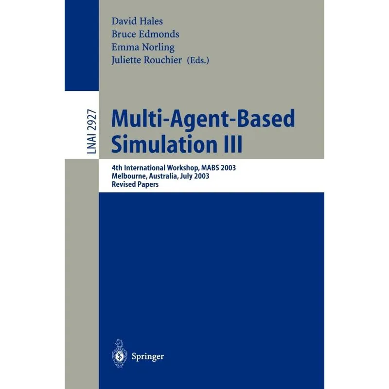 Multi-Agent-Based Simulation III