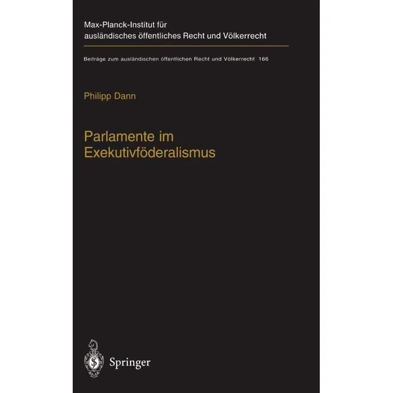 Parlamente im Exekutivföderalismus