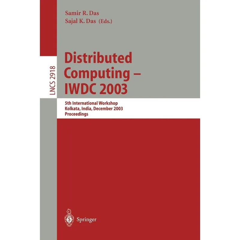 Distributed Computing - IWDC 2003