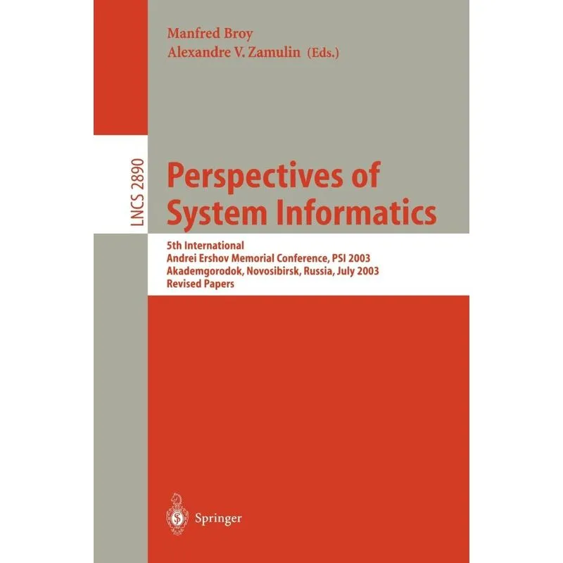 Perspectives of Systems Informatics