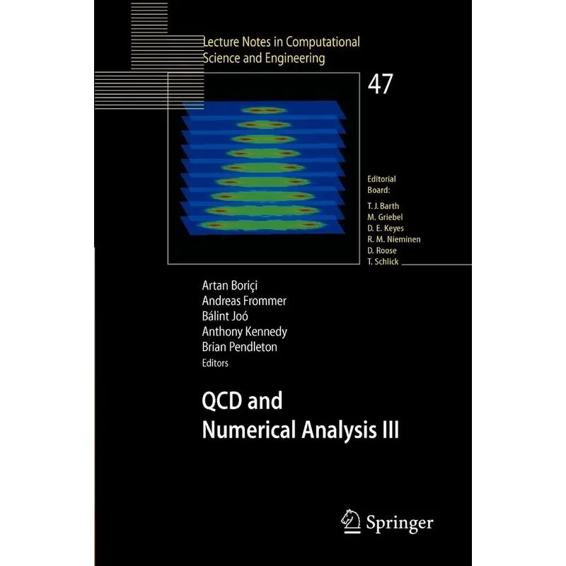 QCD and Numerical Analysis III