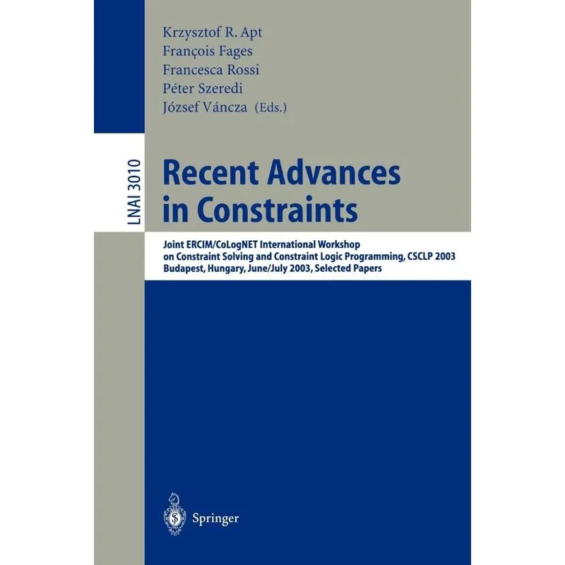 Recent Advances in Constraints