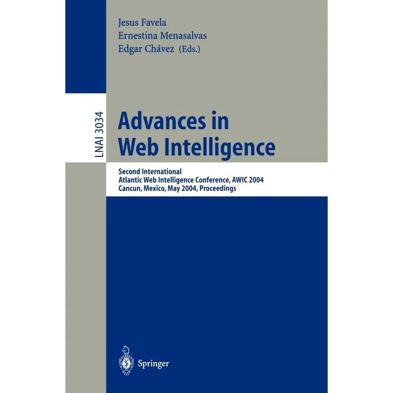 Advances in Web Intelligence