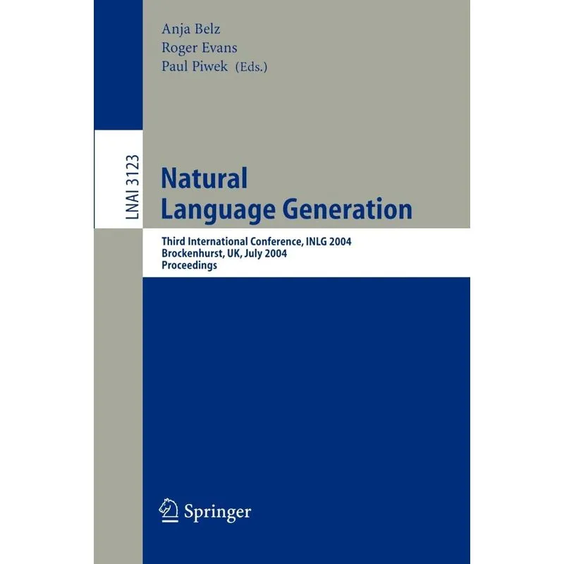 Natural Language Generation
