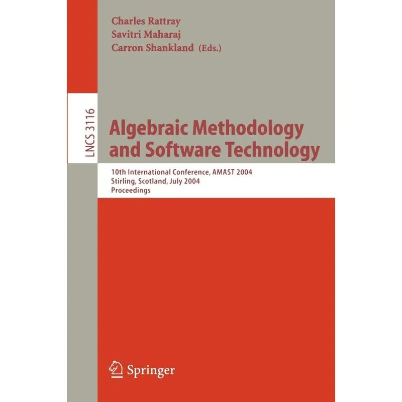 Algebraic Methodology and Software Technology