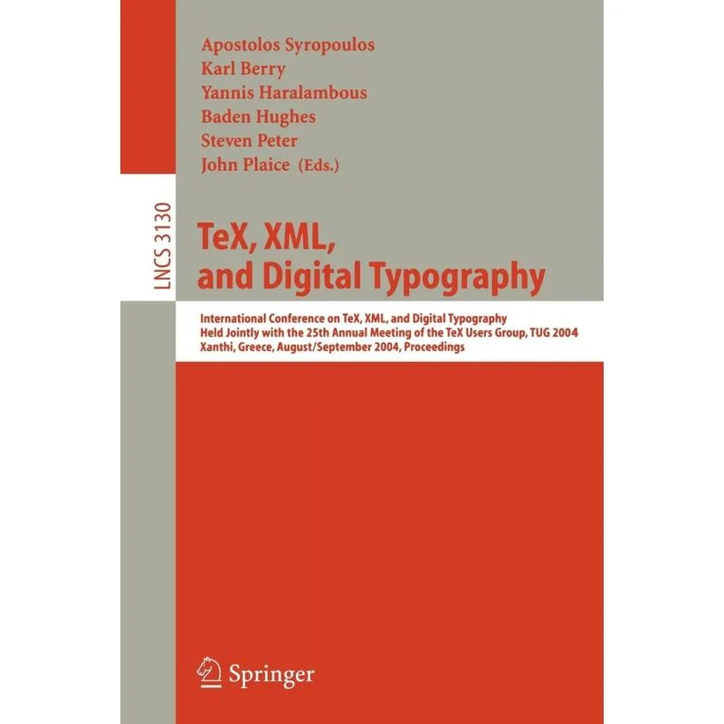 TeX, XML, and Digital Typography