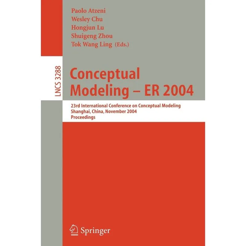 Conceptual Modeling - ER 2004