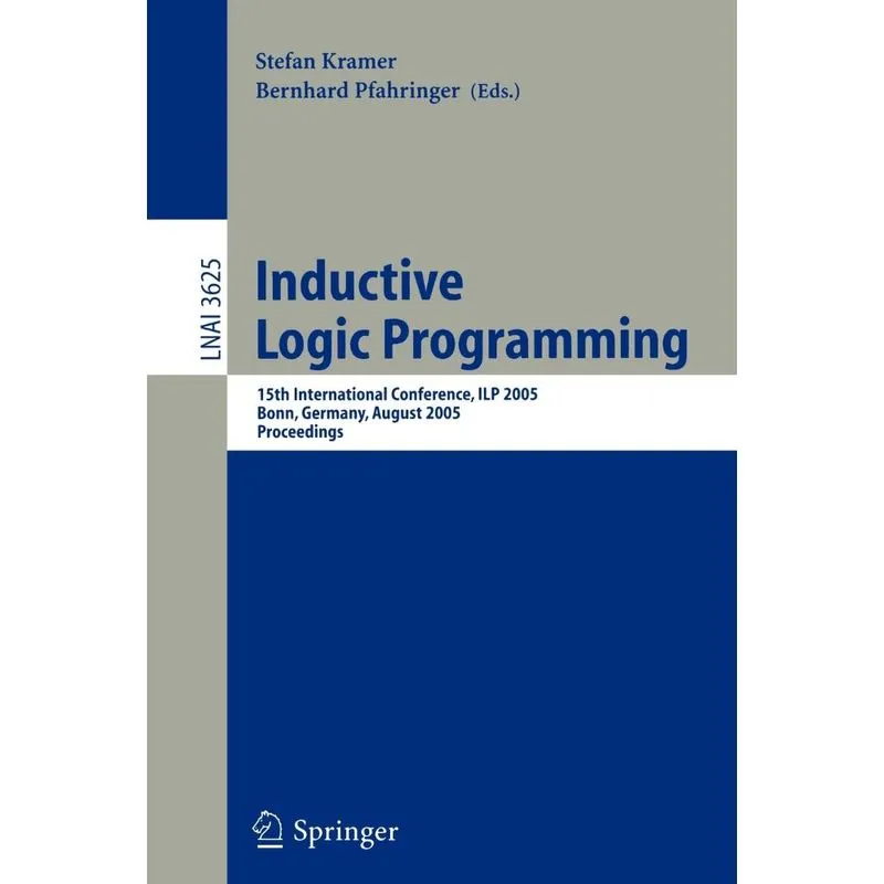 Inductive Logic Programming