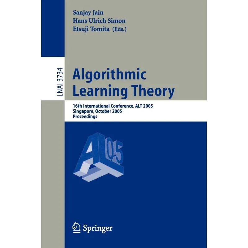 Algorithmic Learning Theory