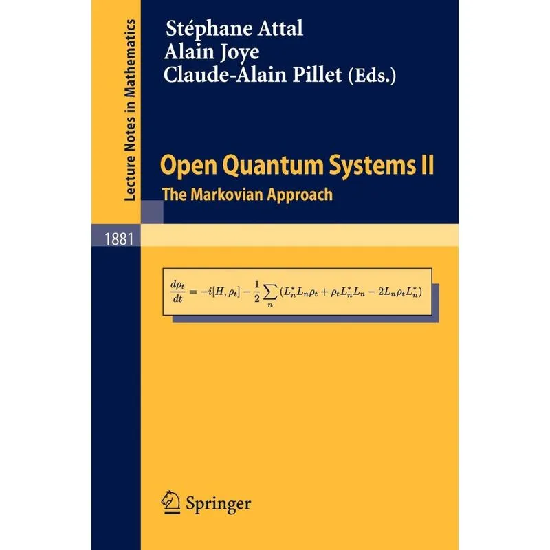 Open Quantum Systems II