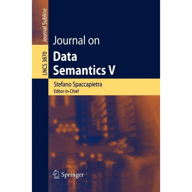 Journal on Data Semantics V