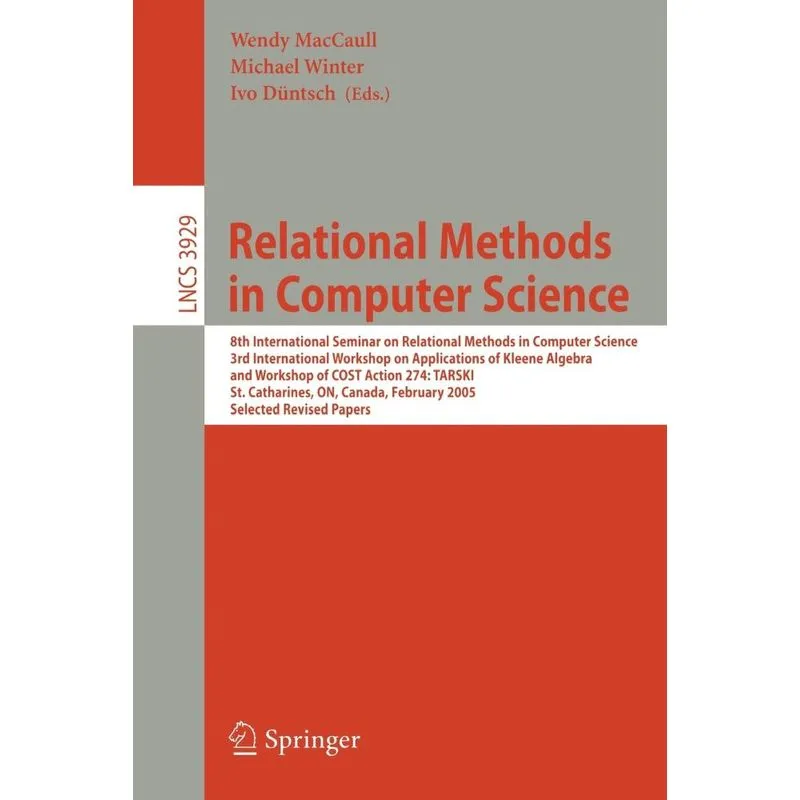 Relational Methods in Computer Science