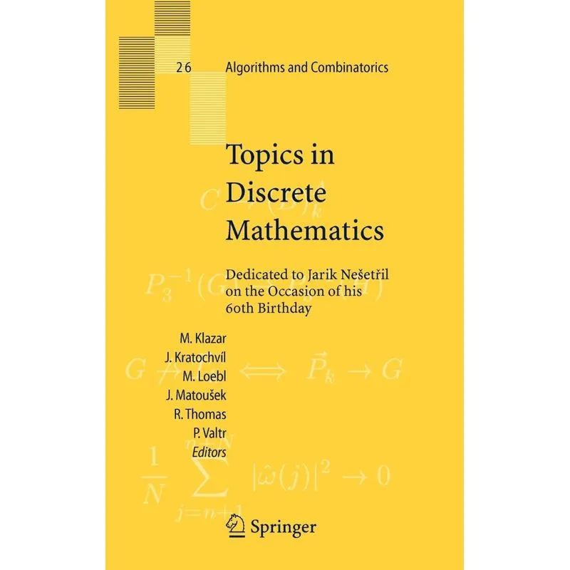Topics in Discrete Mathematics