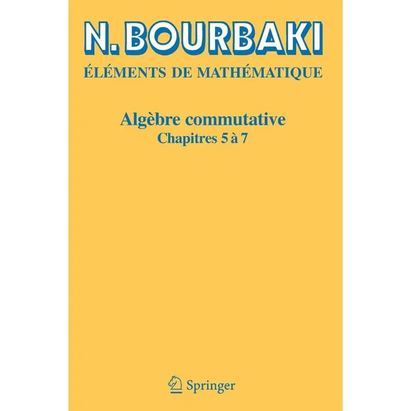 Algèbre commutative