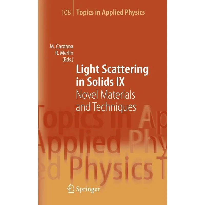 Light Scattering in Solids ix