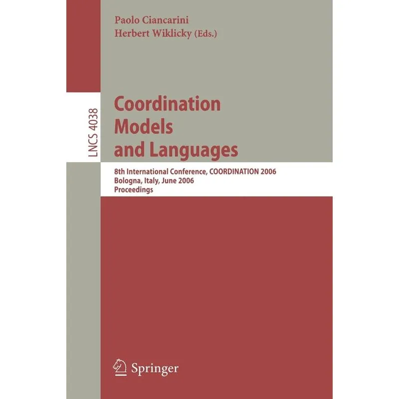 Coordination Models and Languages