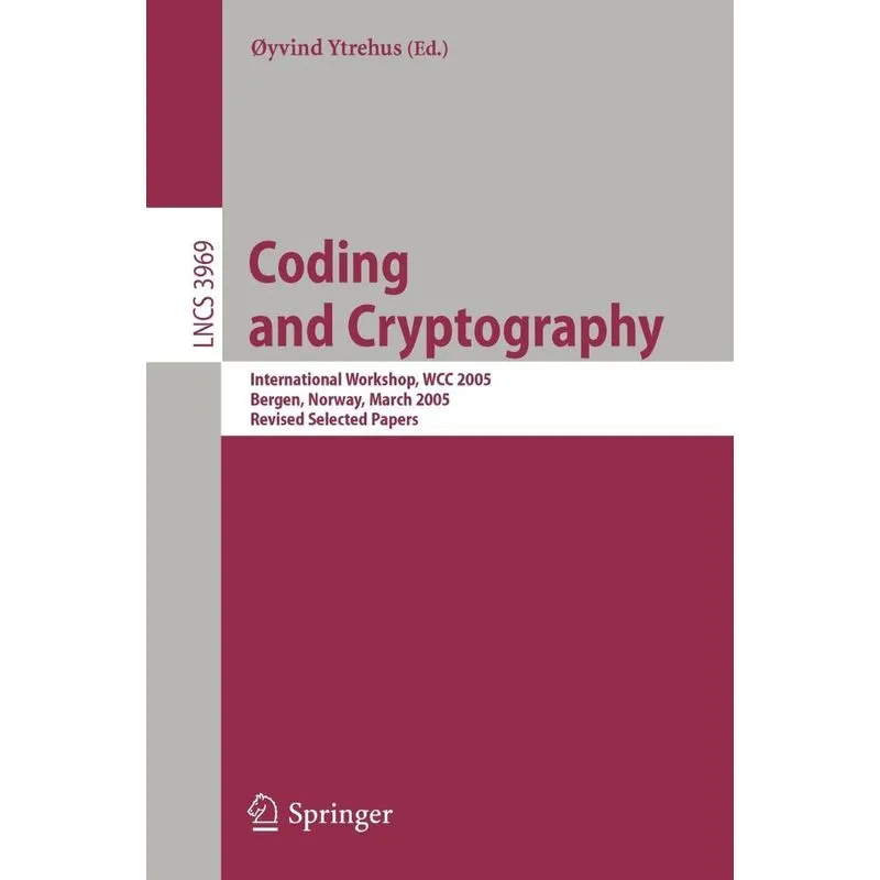 Coding and Cryptography