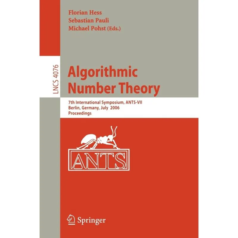 Algorithmic Number Theory