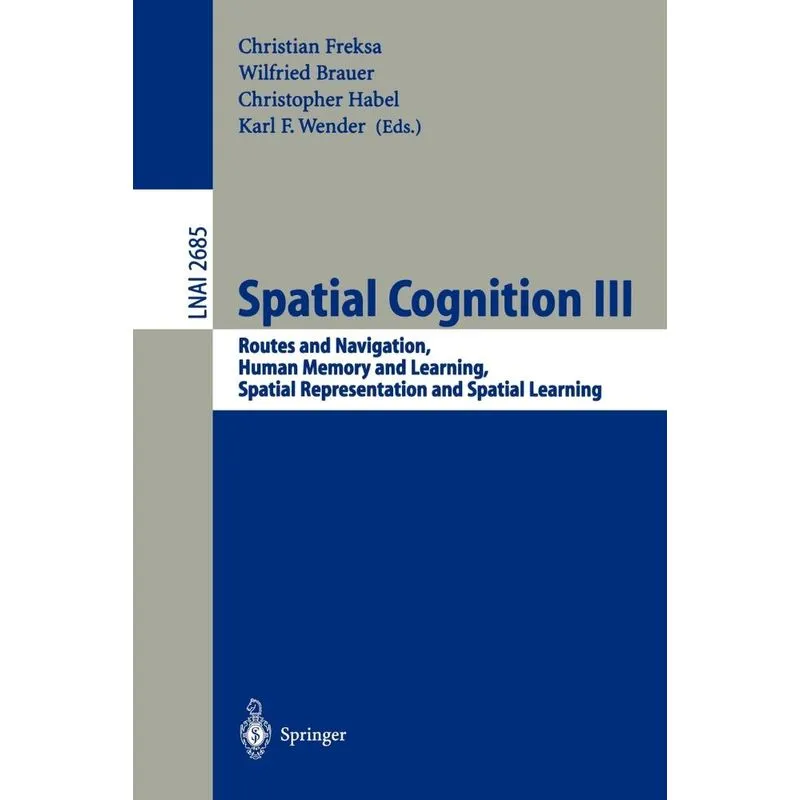 Spatial Cognition III