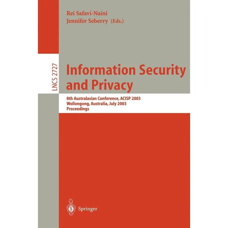 Information Security and Privacy