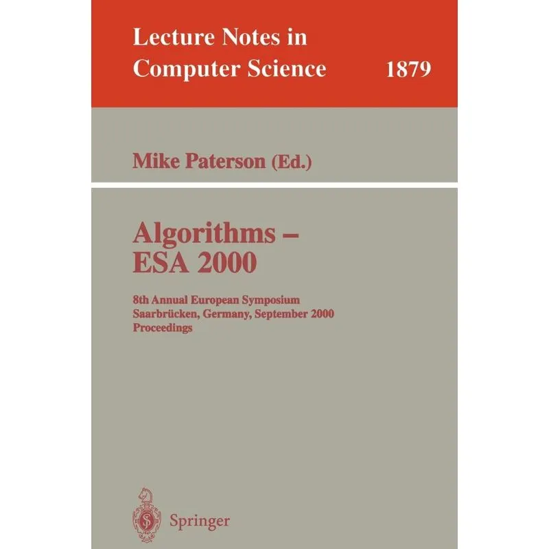 Algorithms - ESA 2000