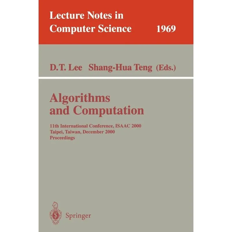 Algorithms and Computation
