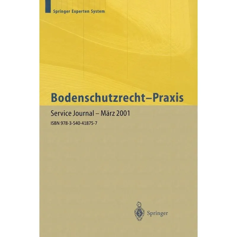 Bodenschutzrecht - Praxis