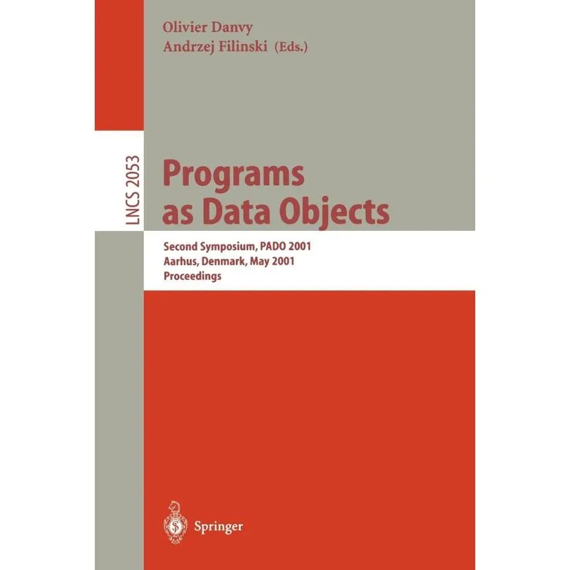 Programs as Data Objects