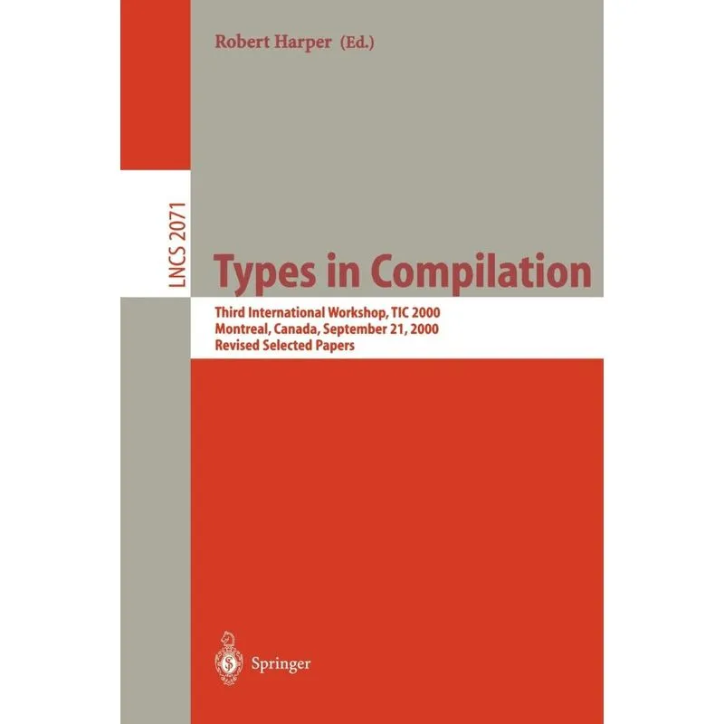 Types in Compilation