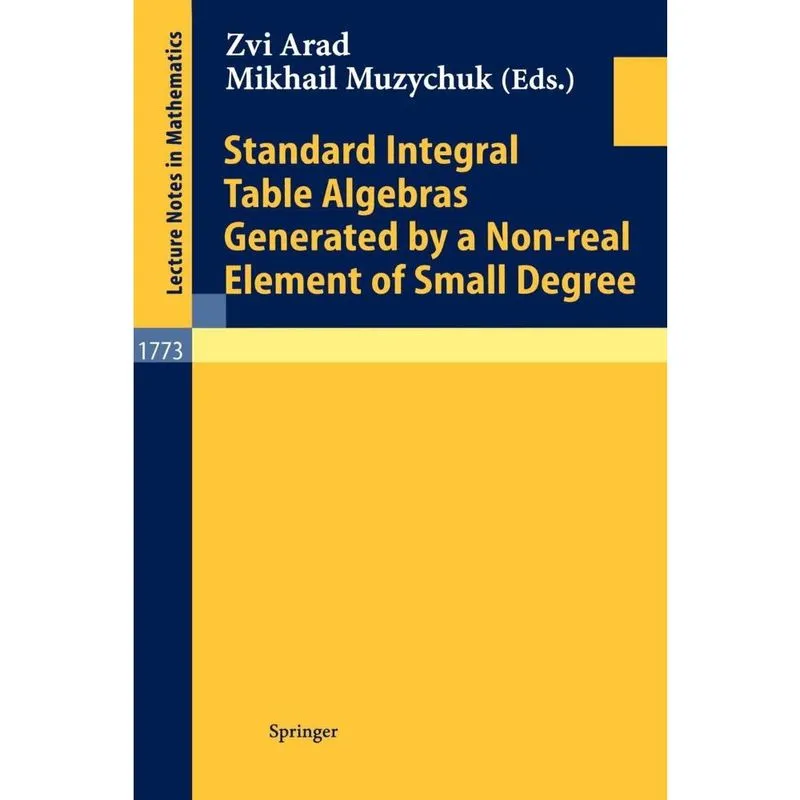 Standard Integral Table Algebras Generated by a Non-real Element of Small Degree