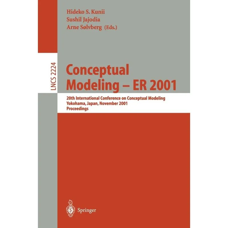Conceptual Modeling - Er 2001