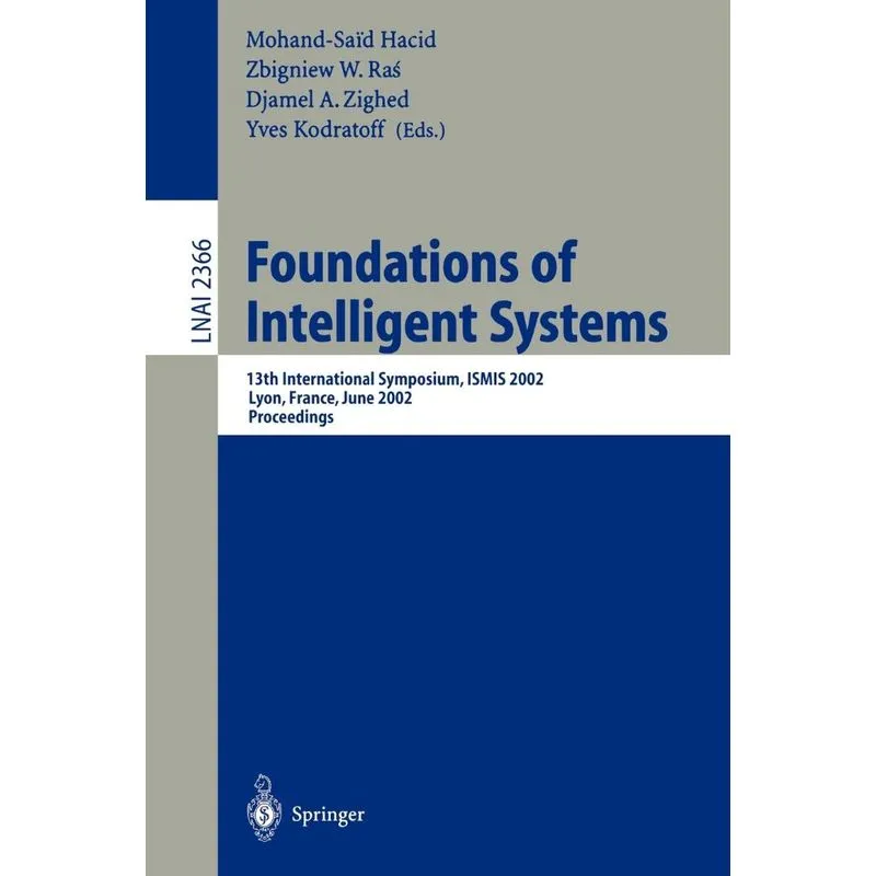 Foundations of Intelligent Systems