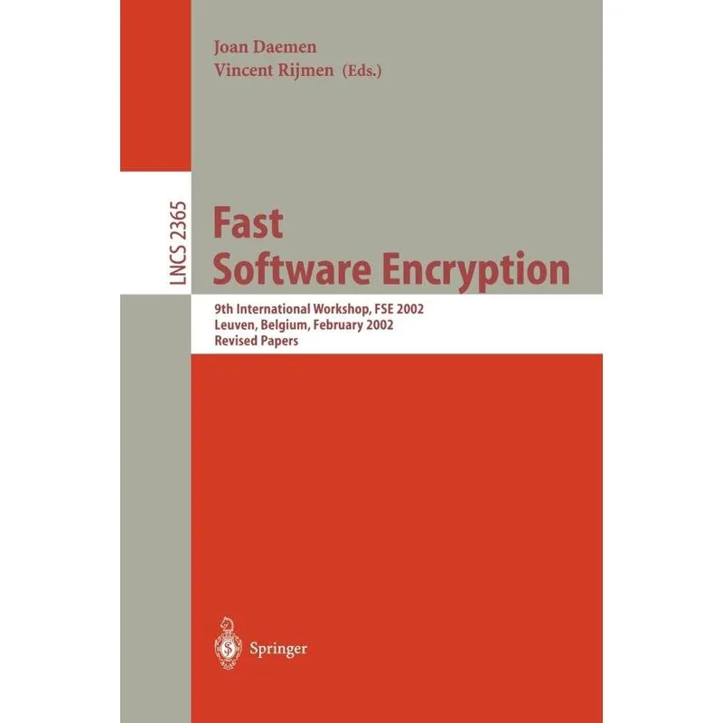Fast Software Encryption