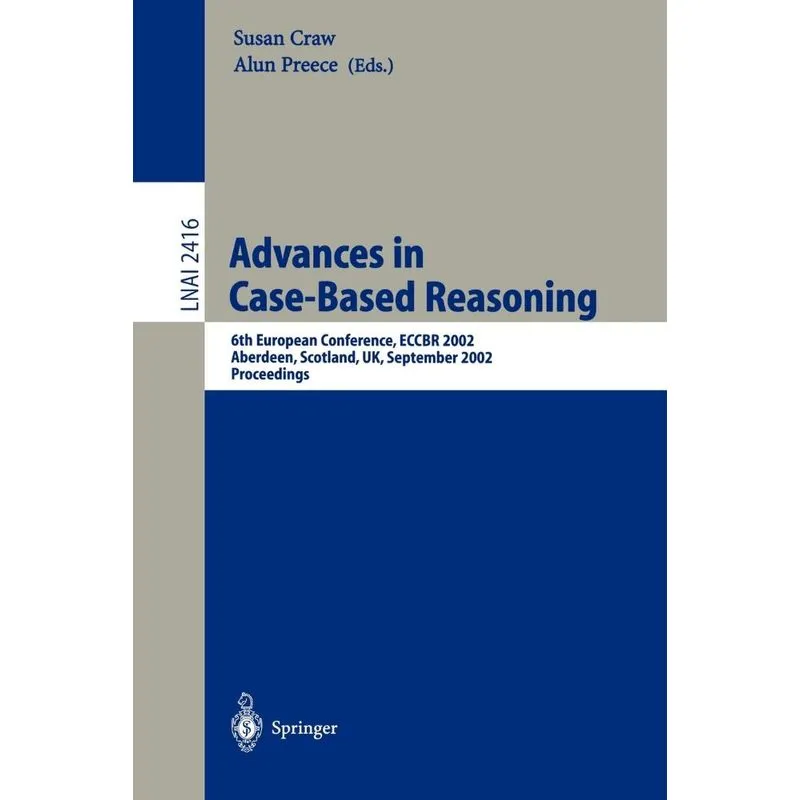 Advances in Case-Based Reasoning