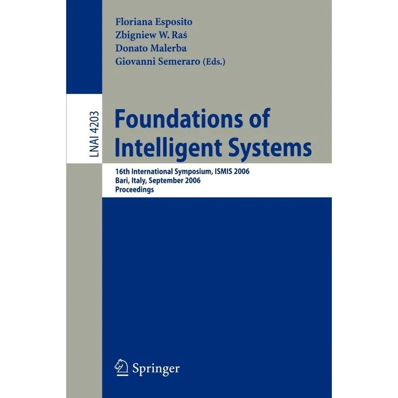 Foundations of Intelligent Systems