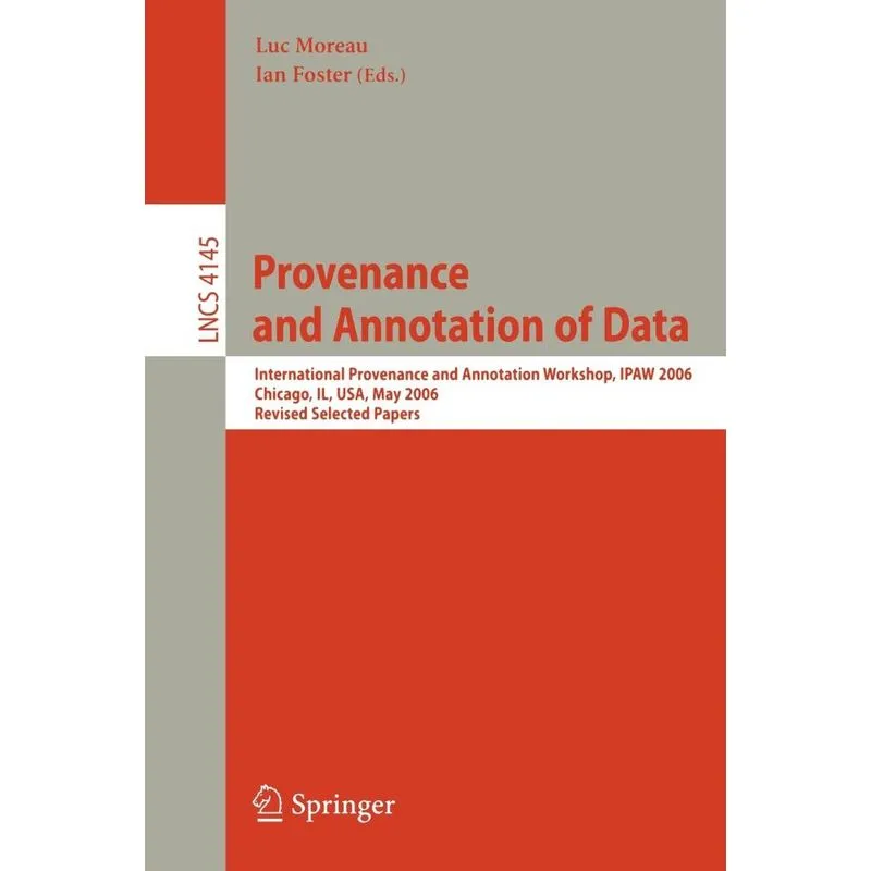 Provenance and Annotation of Data