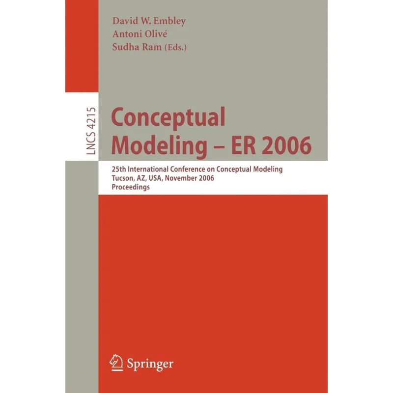 Conceptual Modeling - ER 2006