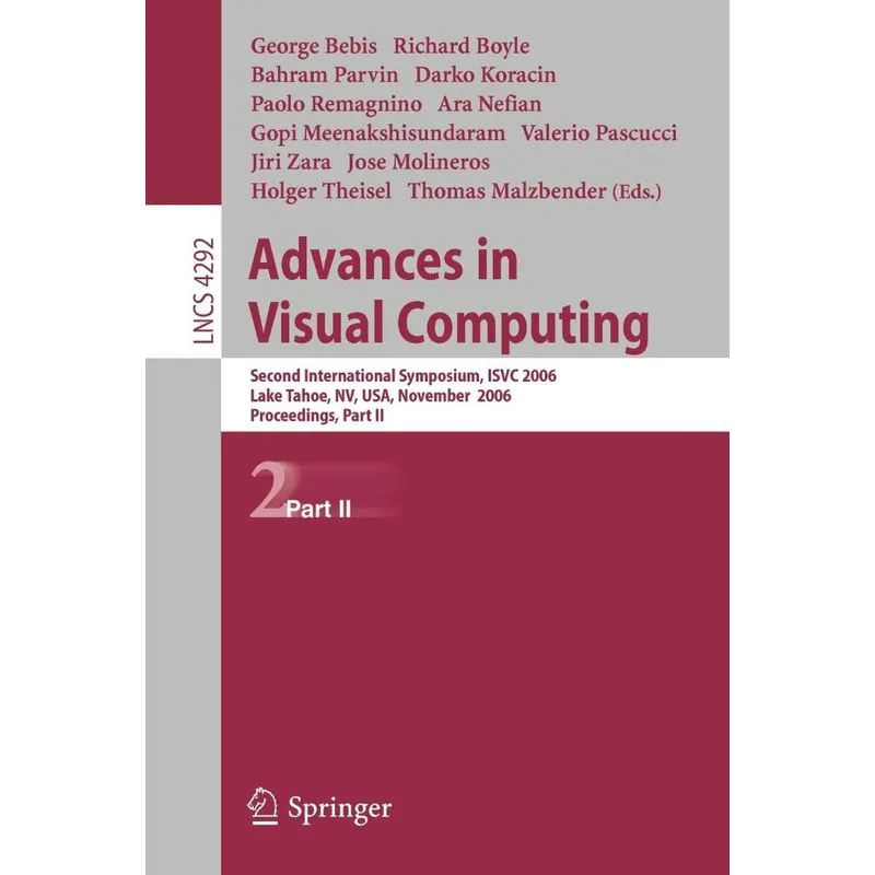 Advances in Visual Computing