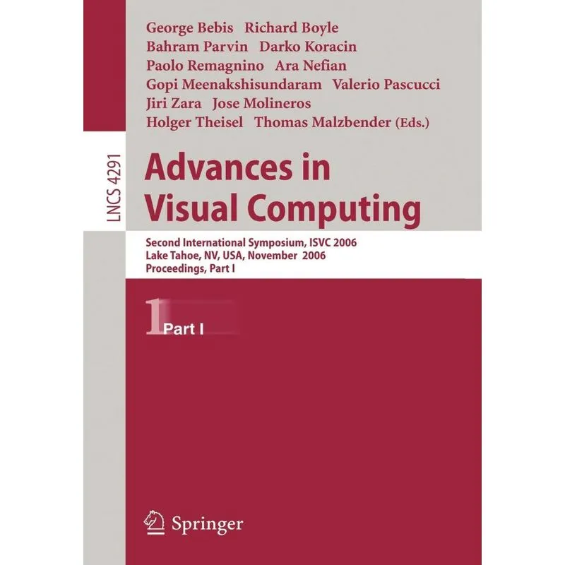 Advances in Visual Computing