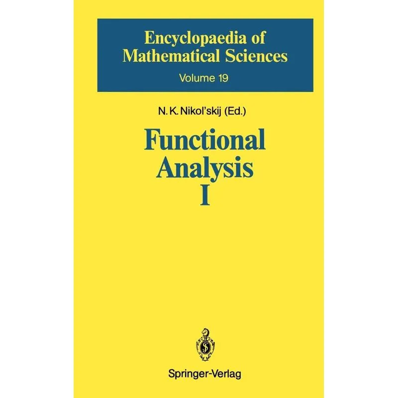 Functional Analysis I