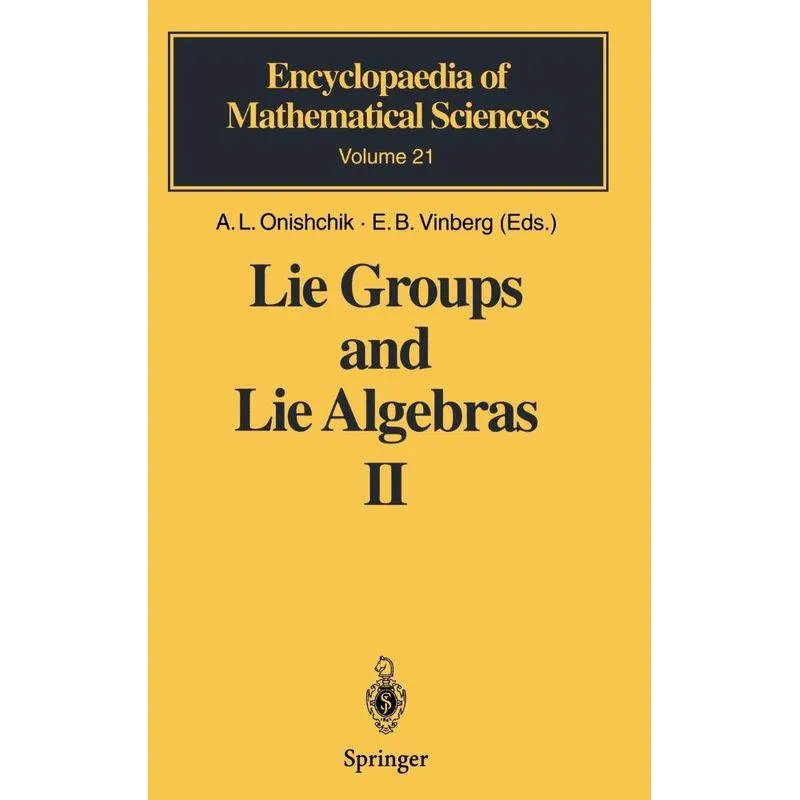 Lie Groups and Lie Algebras II