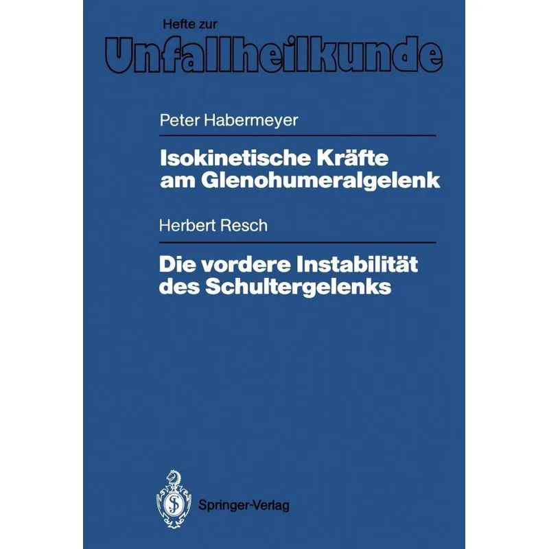 Isokinetische Kräfte am Glenohumeralgelenk. Die vordere Ins