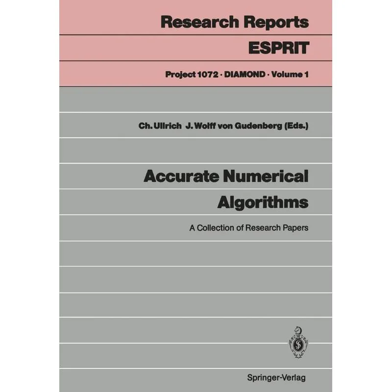 Accurate Numerical Algorithms