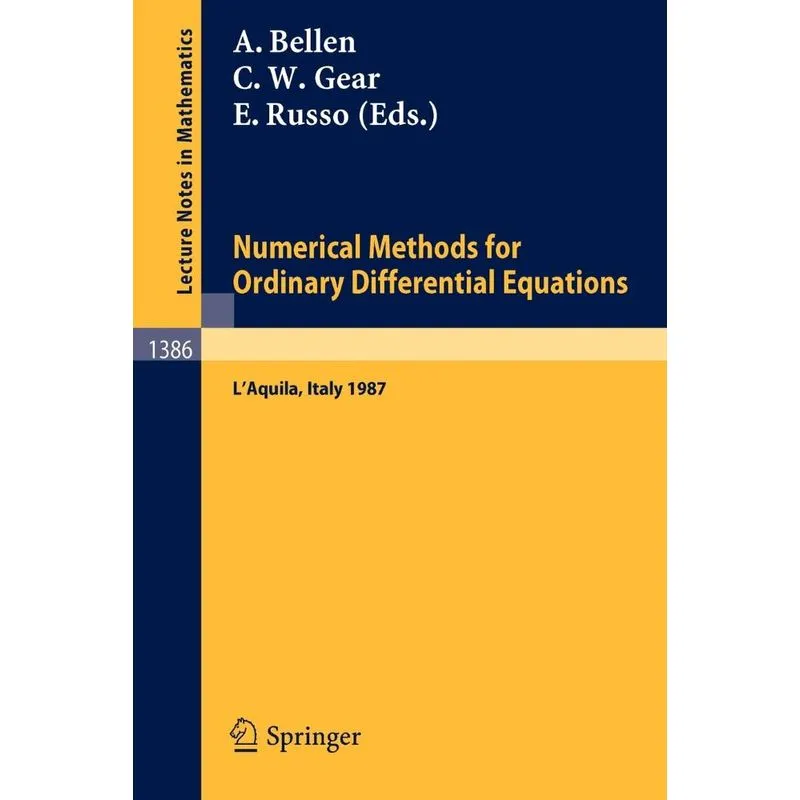 Numerical Methods for Ordinary Differential Equations