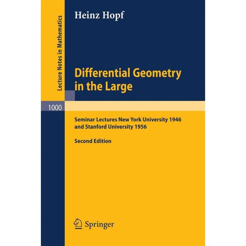 Differential Geometry in the Large