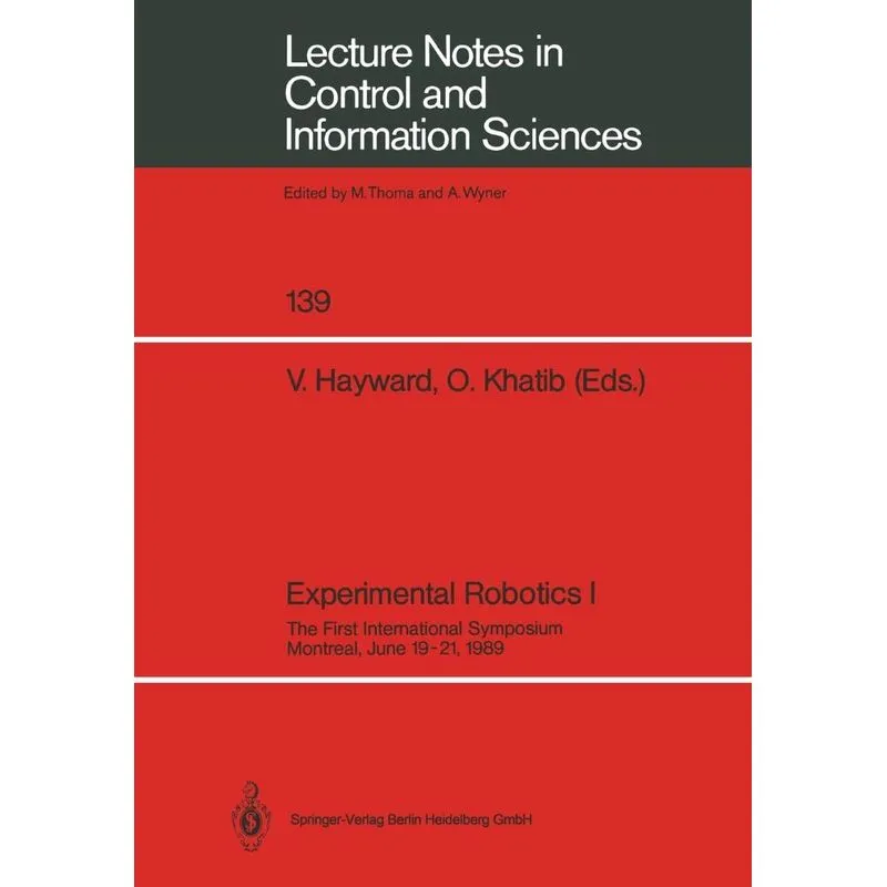 Experimental Robotics I