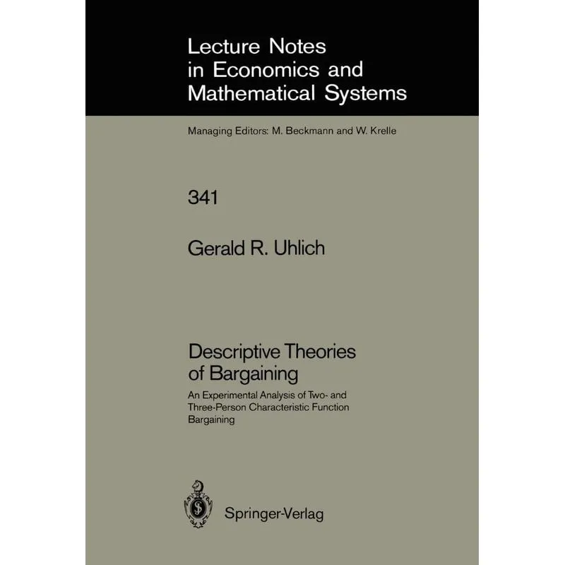 Descriptive Theories of Bargaining